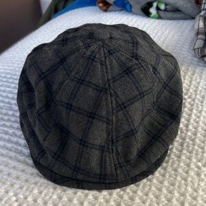Goorin Bros Kids Plaid Hat - Black and Blue